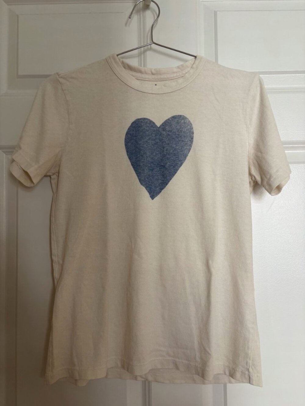 Imogene + Willie White Graphic Tee | Size XS | Made in USA